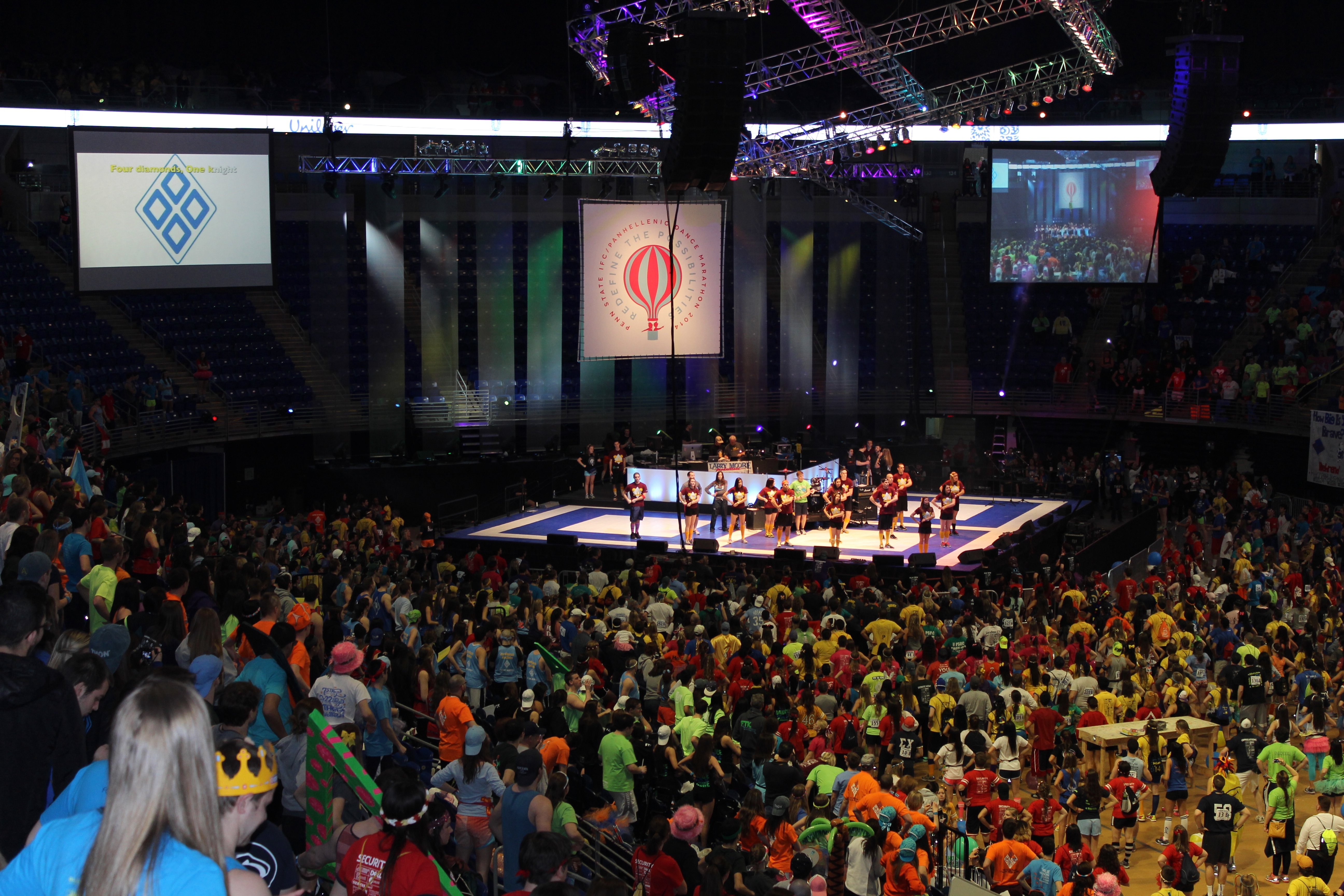 What are some of the programs that the Penn State Thon participates in or supports?